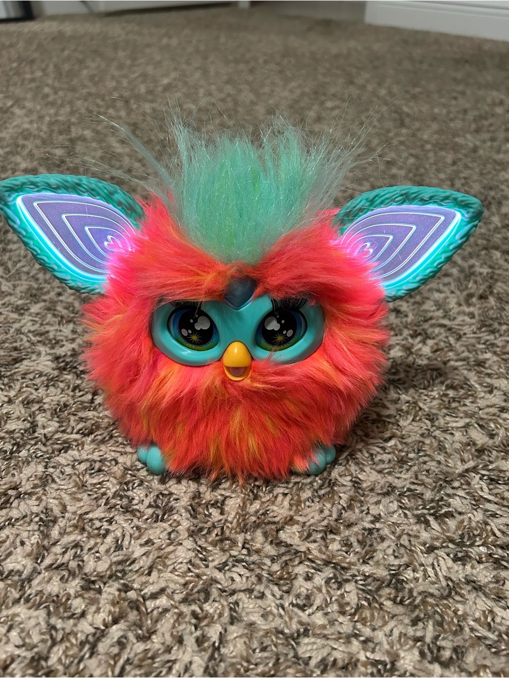 Hasbro Furby coral interactive plush 2023